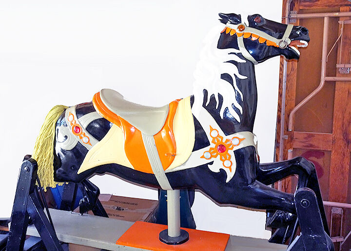 It's the horse, of course,